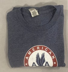 American Airlines Men’s T-shirt M Blue Private Label Ultra Cotton Blend Retro