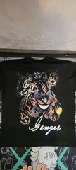 Pokémon Gengar Graphic Print Limited Edition Oversized T-Shirt L Black Crew Neck
