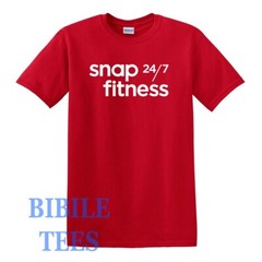Snap Fitness 24-7 Gym Men’s Red Size S to 5XL