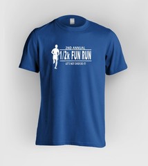 2nd Annual 1/2k Fun Run Let’s Not Over Do It Funny Runner Marathon Joke Shirt