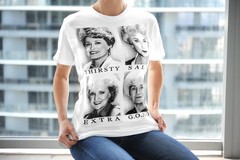 The Golden Girls Graphic Slang Adult White T-Shirt