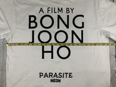 VGC! Official PARASITE Movie T-Shirt Neon Films Bong Joon Ho Sz XL