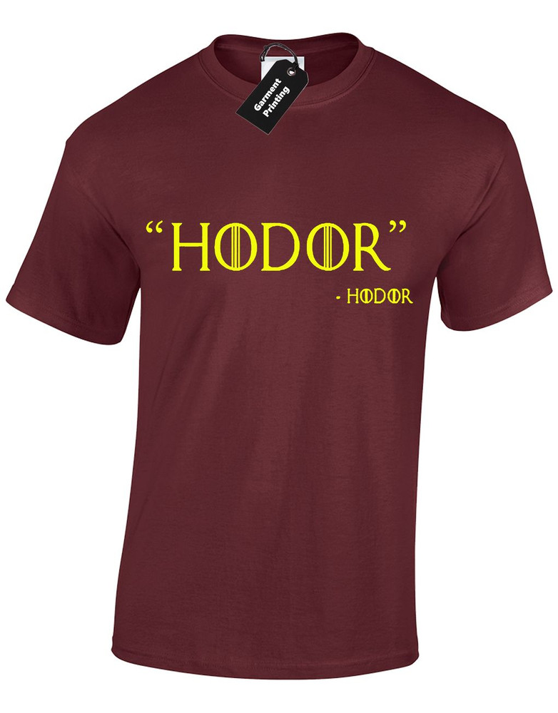 Hodor Jon Snow Thrones Khaleesi Game Of Funny Unisex T-Shirt