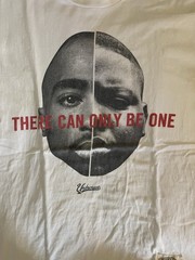 Undrcrwn There Could Only Be One Biggie Tupac T Shirt White Sz M 100 % Authentic