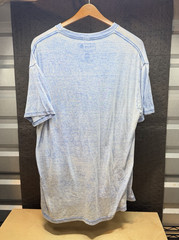 VW Volkswagen Fahrvergnügen Men T-Shirt XL Blue Lightweight Shear-1990s