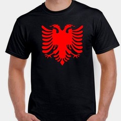 Albania Albanian pride tail of the eagle coat of arms T shirt tee