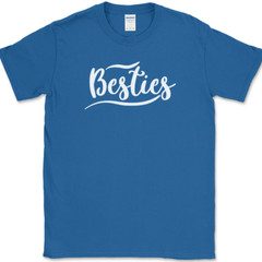 Besties T-Shirt Funny Humor Group Best Friends Forever Novelty Text Tee