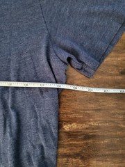 Banana Republic T-Shirt Mens Size S Blue Short Sleeve Cotton Blend Pullover