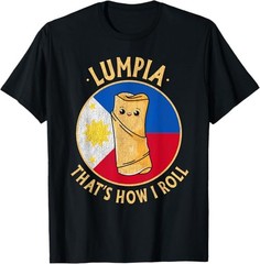 NEW LIMITED Filipino Lumpia Cute Kawaii Philippines Food Filipino T-Shirt S-3XL