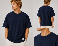 Public Supply Oversize Fit T-Shirt Men’s Navy Large NWT Crew Neck
