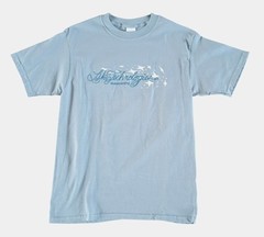 Lib Tech Skateboarding T-Shirt Mens M 100% Cotton Mervin Mfg Y2K NEW Gray/Blue