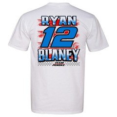 Ryan Blaney #12 Bodyarmour Flash IV Patriotic Car T Shirt NASCAR Tee