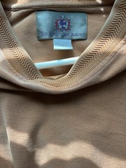 The Territory Ahead long-sleeve pullover shirt, mens size medium, burnt orange
