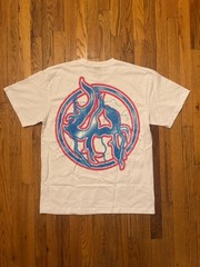 Lost Hills Skull Lightning Graphic Tee White Size Large NWOT Streetwear Shirt