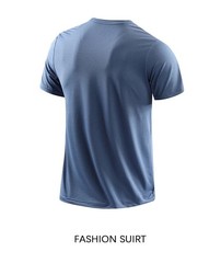 Men’s Quick Dry Sports T Shirt Breathable Running Gym Hiking Fishing Short Sleev