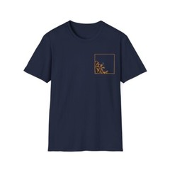 Man Smoking Cityscape White Unisex Softstyle T-Shirt Tear-Away Label