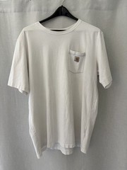 Vintage Carhartt Y2K Graphic Pocket T Shirt 2XL Tall Made In Guatemala
