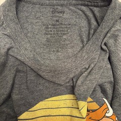 Disney The Lion King Graphic T-Shirt Gray Size M