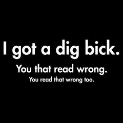 I Got a Dig Bick Sarcastic Humor Graphic Novelty Funny T Shirt