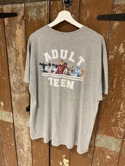 Gildan Men’s Grey Heavy Cotton T-Shirt Top Adult Teen Logo Size XL