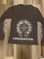 Chrome Hearts Tshirt Longsleeve Dark Grey Size Medium