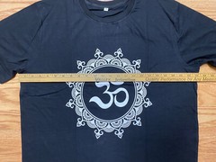Aum OM Peace YOGA Zen Meditation yinyan Hindu Men Unisex T-shirt 2XL cotton USA