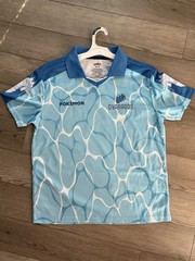 Pokemon Blue Polo Shirt Target Exclusive Gyarados Jersey Size Medium (M) NEW