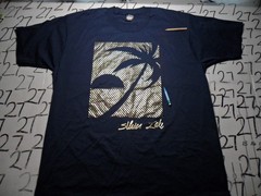 XL Silver Lake 1989 Vintage Light Stain Gold Print Shirt