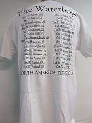 THE WATERBOYS OFFICIAL MERCH N.A. 2013 TOUR BAND CONCERT MUSIC T-SHIRT SMALL