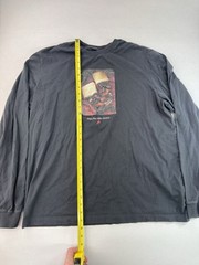 Nike Long Sleeve Shirt Mens XL Crew Neck Graphic Print Black The Right Choice