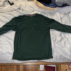 Tommy Hilfiger Dark Green XL Long Sleeve Shirt