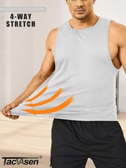 Men’s Tank Tops Sleeveless Cotton Shirts Gym Workout Bodybuilding Quick Drying T