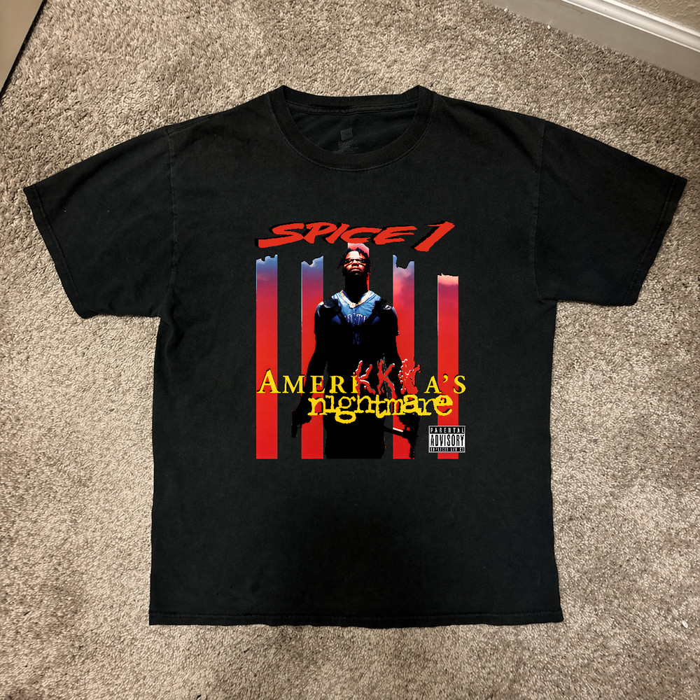 Spice 1 “America’s Nightmare” Rap Hip Hop T-Shirt – All Sizes Available