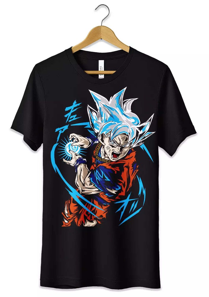 Goku Energy Wave T-Shirt Dragon Ball Tshirt Anime S M L XL XXL