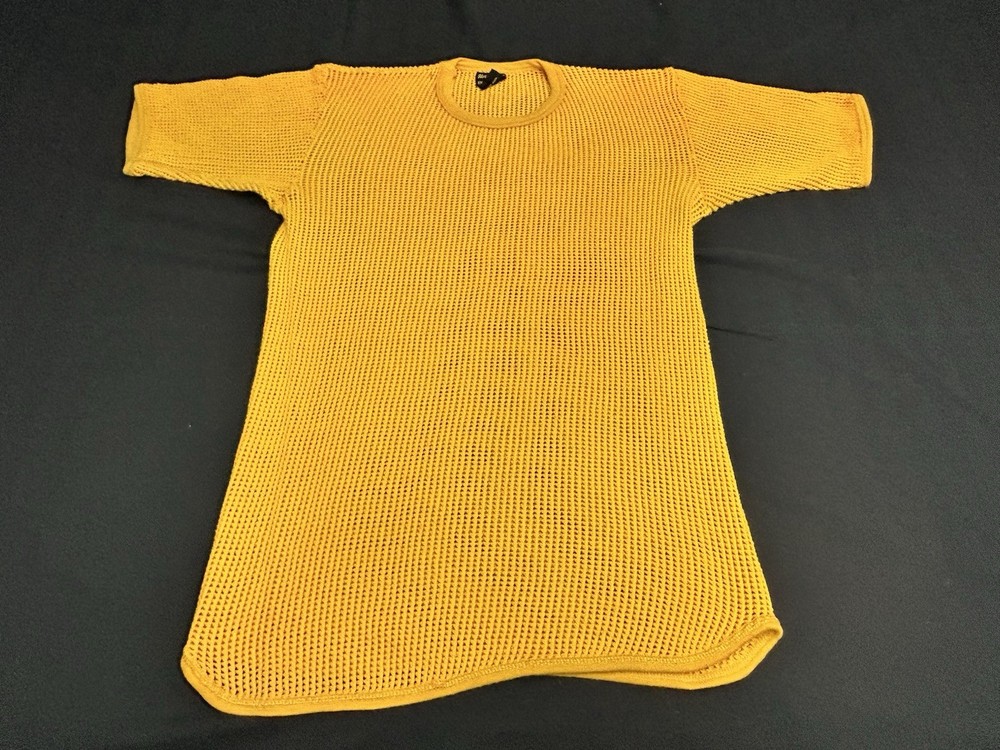 Vintage Knut & Knut Norway Mesh Fishnet Shirt T-Shirt Sz M 100% Cotton