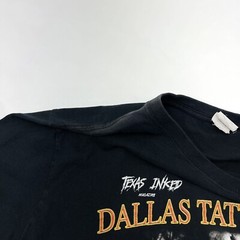 Dallas Tattoo Expo 2017 Texas Inked Black Floral-Witch T-Shirt Men’s Size L
