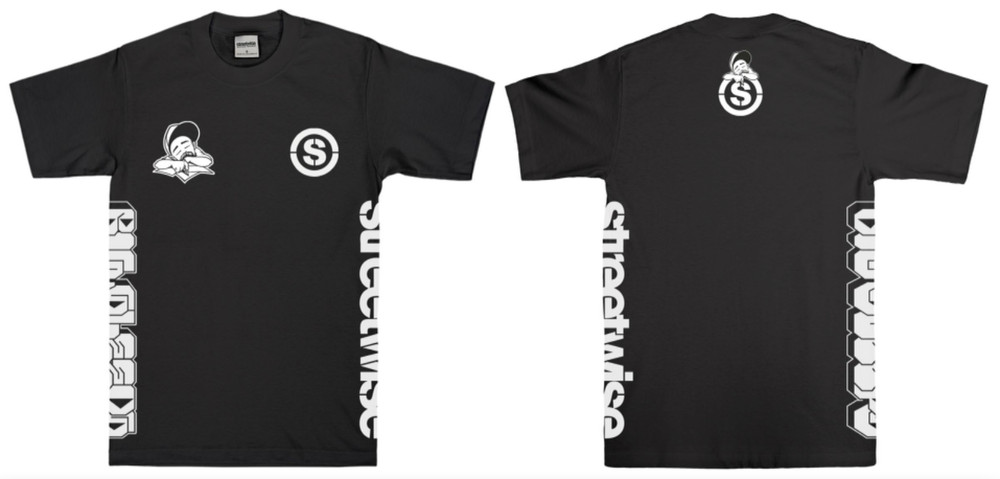 Streetwise Big Streets Graphic T-Shirt Black M-L-XL-2XL-3XL-4XL-5XL
