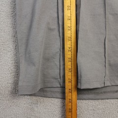 Manfinity T-Shirt Men’s Size Large Grey Pintuck Pleated Hypnotize Short Sleeve