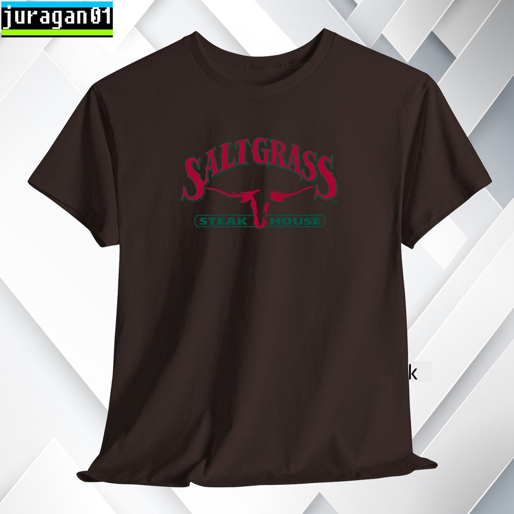 Saltgrass Steak House Logo Black/Navy/Sport Grey/White/Choco T-Shirt S-5XL