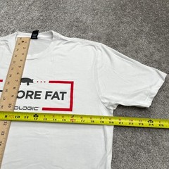 District Made Graphic Soft T-Shirt Mens Medium White Crew Neck Cotton Casual Tee