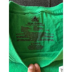 Disney World Christmas T-Shirt Mens 3XL Green Mickey Goofy Donald Holiday Tee