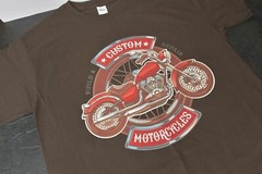 Custom Color DTG FRONT & BACK Personalized T-Shirt Customized w/Photo,Text,Logo