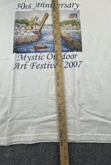 50th Anniversary of the Mystic Outdoor Art Festival Men’s Size 2XL T Shirt 2007