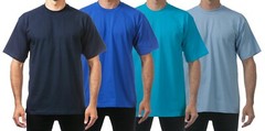 T-Shirts Short Sleeve Tees Heavyweight Shirts Solid BIG TALL Oversize UP TO 10XL