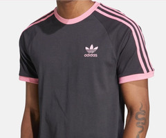 NEW MENS ADIDAS ORIGINALS 3-STRIPES CALIFORNIA TREFOIL SHIRT ~SIZE 2XL KA56 PINK