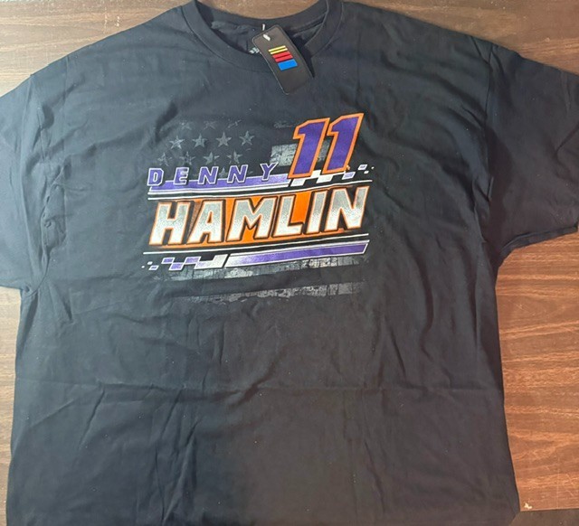 Checkered Flag Sports NASCAR Denny Hamlin 11 shirt 3XL Black Joe Gibbs Racing