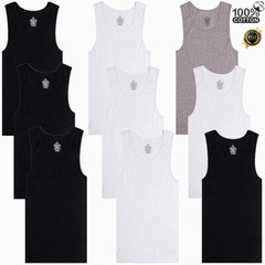 3-12 Packs Mens 100% Cotton Lot Ribbed Tank top A-Shirt Wife Beater Undershirt