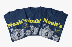 Punk Skateboard Noah’s Ark Exotic Meats Chops Retro Vintage style T-Shirt Tee