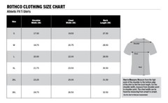 Rothco Mens Athletic Fit Solid Color MilitaryType T-Shirts Tee