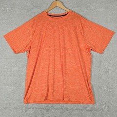Liberty Pro Mens XXL 2 Pack Performance T-Shirts Orange Teal Heathered Stretch
